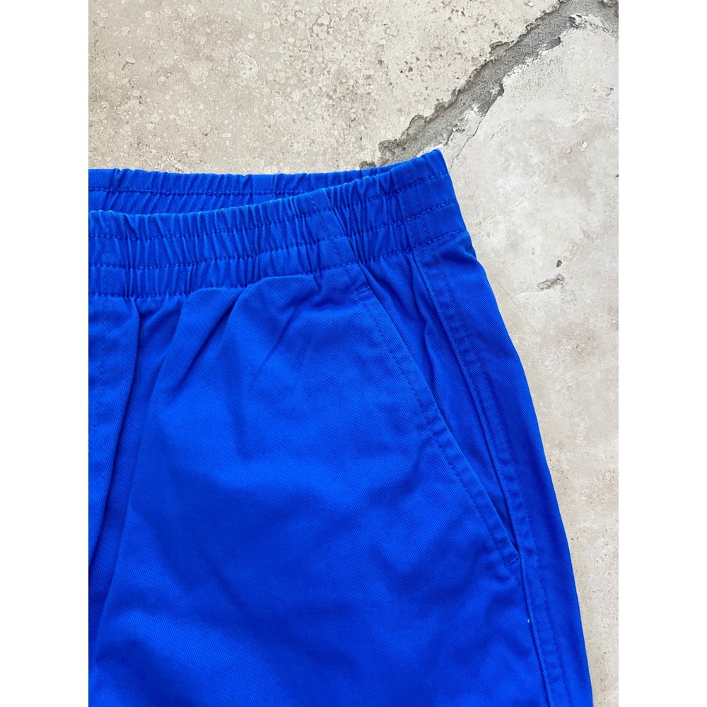 NEW Lands End Womens 4 petite 7in Chino Short Royal Cobalt Blue Mid Rise Stretch - Picture 8 of 12